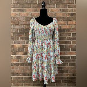 Umgee floral long sleeve dress